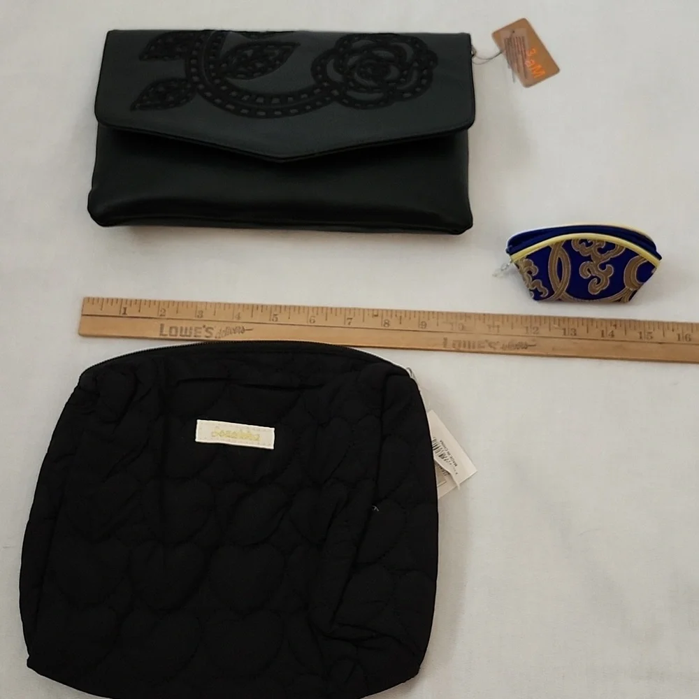 Hello 3am Floral Crossbody, Puffer Cosmetic Bag and Coin Purse